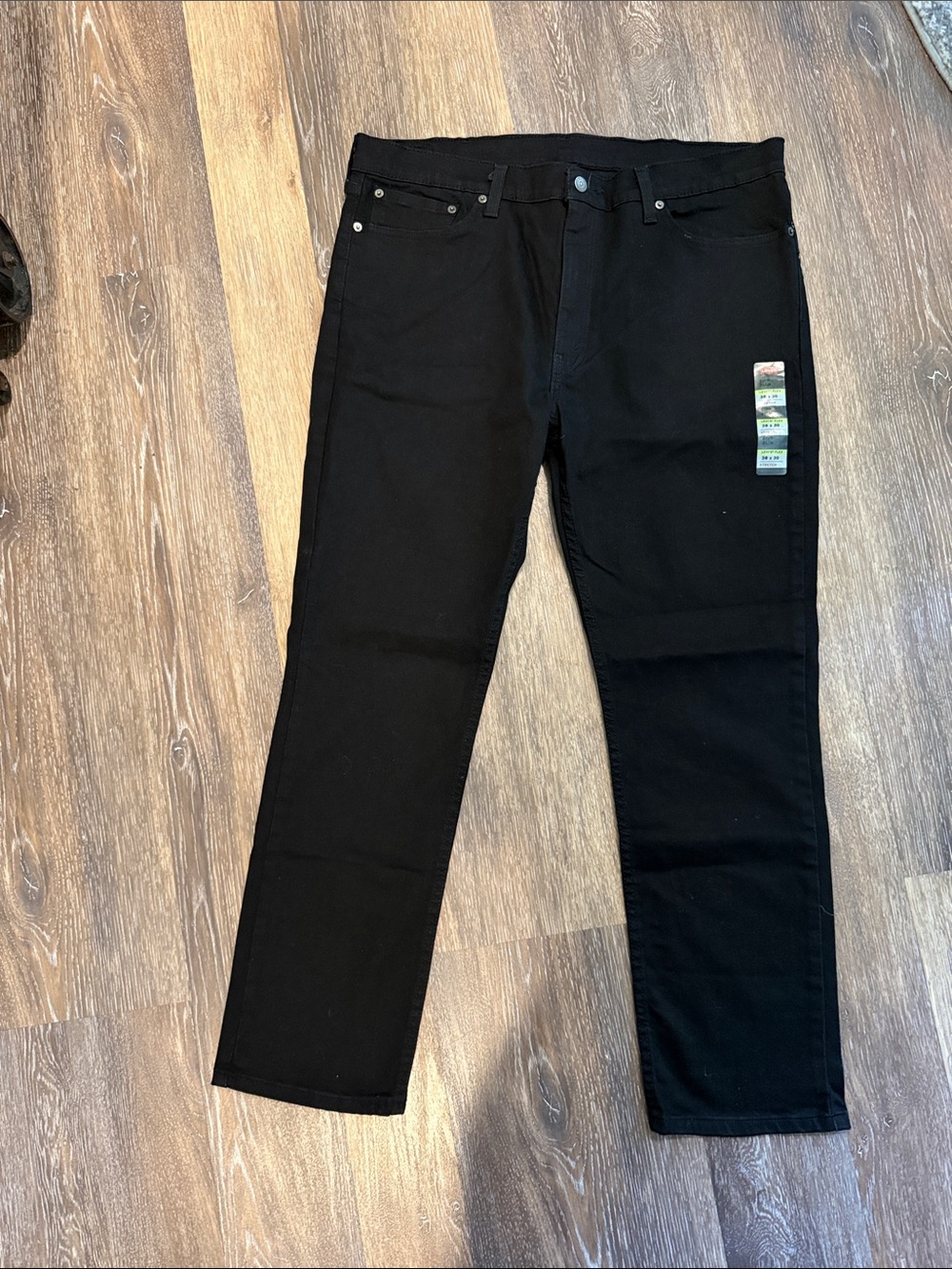 Levi's Black Straight-Leg Jeans